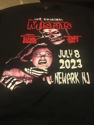 Buy 2023 The Original MISFITS Newark NJ Prudential Center T-Shirt XL Danzig Tour • 67.86£
