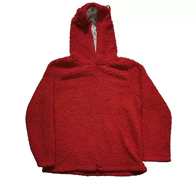 Buy Womens Time To Dream Owl Pyjama Red Polyester Pullover Hoodie Size S Pullover • 9.99£