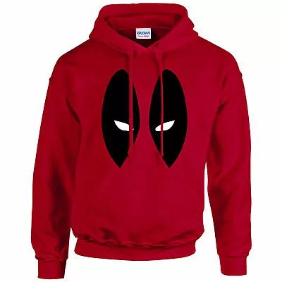 Buy Unisex Kids Deadpool Hoodie Inspired Novelty Mask Hooded Sweatshirt Ideal Gift • 14.99£