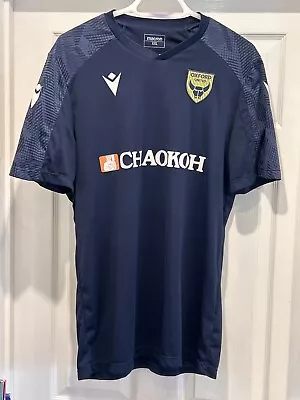 Buy Oxford United Player Issue Football Grey Technical Training T Shirt Xxl • 22.50£
