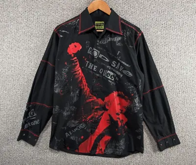 Buy Dragonfly Clothing Sex Pistols Vintage 2003 Graphic Print Rock Band Shirt - L • 94.50£