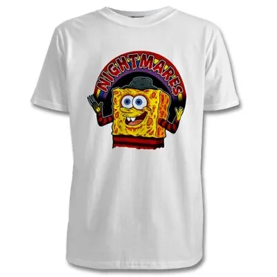 Buy SpongeBob Freddy Krueger Parody  T Shirts - Size S M L XL 2XL - Multi Colour • 19.99£