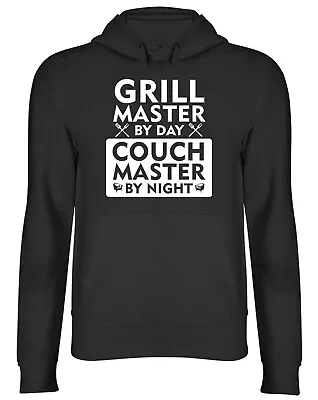 Buy Funny Grill Master Hoodie Mens Womens Couch Master By Night Top Gift • 17.99£
