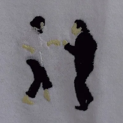 Buy Pulp Fiction Dance Tarantino White Long Sleeve Tee T-shirt By Actual Fact • 21£
