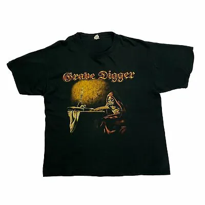 Buy Promodoro GRAVE DIGGER “Chronicles” Graphic Power Heavy Metal Band T-Shirt XL • 29.99£