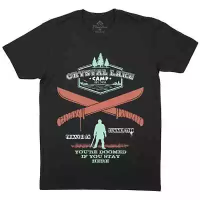 Buy Camp Crystal Lake Mens T-Shirt Horror Friday 13 Jason Mask Halloween D423 • 13.99£
