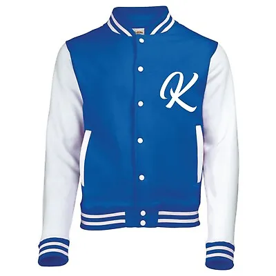 Buy Personalised Awdis Varsity Jacket Initial Text Names Family Baseball Style Gifts • 21.99£