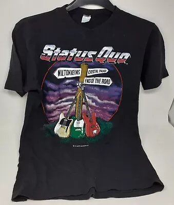 Buy Original 1984 Vintage Status Quo The Final Gigs T-Shirt • 45£
