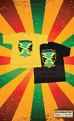 Buy Childs/kids Jamaica One Love T-shirt Yellow & Black -  Know Your History Roots • 8.99£