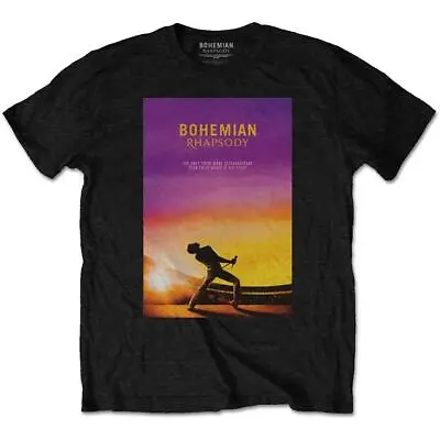 Buy Official Licensed - Queen - Bohemian Rhapsody Movie Poster T Shirt Freddie • 12.99£