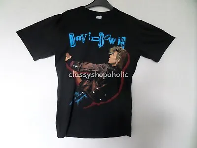 Buy Rare Vintage David Bowie The Glass Spider World Tour 1987 T-Shirt - Size M • 100£
