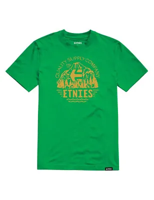 Buy Etnies Yosemite Short Sleeve T-Shirt In Kelly Green • 26£