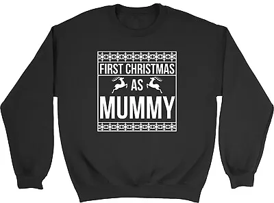Buy First Christmas As Mummy Mens Womens Sweatshirt Jumper • 15.99£
