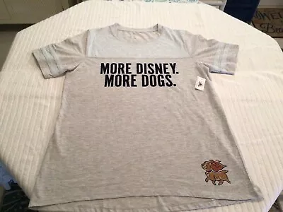 Buy Authentic Disney Lady And The Tramp More Disney More Dogs T-Shirt W/Tag Read Des • 28.77£