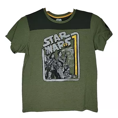 Buy Star Wars Rogue One Rebel Alliance T-Shirt Size 2XL Green Cotton Blend • 9.10£