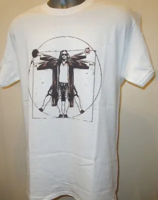 Buy The Big Lebowski Dude T Shirt Da Vinci Vitruvian Man Film Barton Fink Fargo V441 • 13.45£