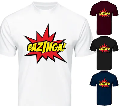 Buy Bazinga T-Shirt Big Bang Funny Flash Top Birthday Gift Tshirt • 9.99£