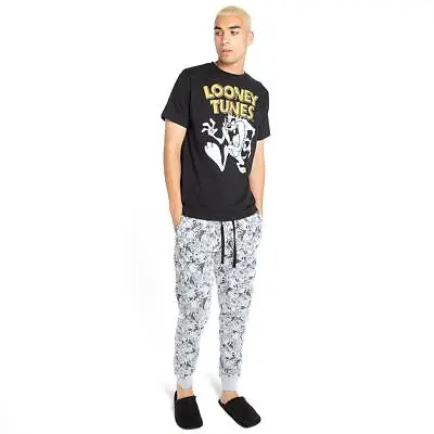 Buy Looney Tunes Mens Taz Pyjamas PJs S-XXL Official • 24.99£
