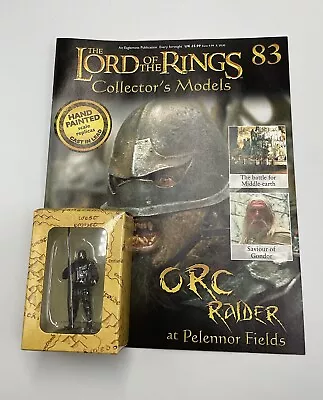 Buy Eaglemoss Lord Of The Rings Lead Figure & Magazine #83 Orc Raider Pelennor Field • 9.99£