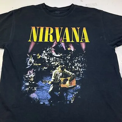 Buy NIRVANA UNPLUGGED NEW YORK MUSIC CONCERT TEE T SHIRT Mens M Double 2 Sided  • 24.08£