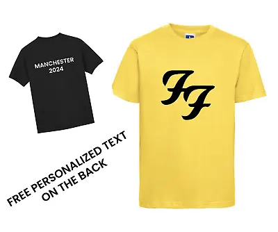 Buy New Music Foo Fighters Band UK Tour Concert Logo July UK Name Personalize • 11.99£