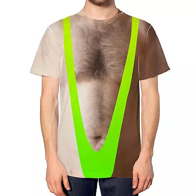 Buy Funny Mankini All Over T Shirt Shirt Stag Do Him Mens Tee Bachelor Party Fanc... • 16.99£