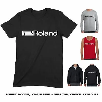 Buy Roland T Shirt - Logo Analogue Synthesizer Synth Hoodie Vest Top • 12.95£