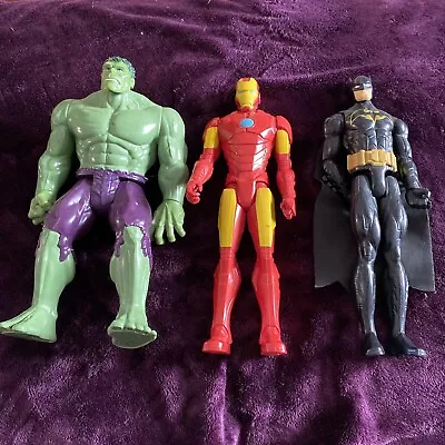 Buy 3  X 12 Inch Hasbro / Mattel Marvel Avengers Titan Heroes Figures Action Figures • 4.99£