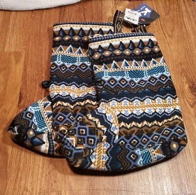 Buy NWT Kavu Women’s Cabin Toes Sock Booties Baja Night Slippers Small  Stripe • 23.65£