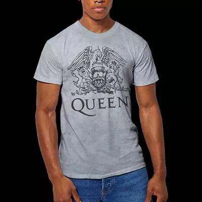 Buy Queen Crest Official Tee T-Shirt Mens • 17.13£