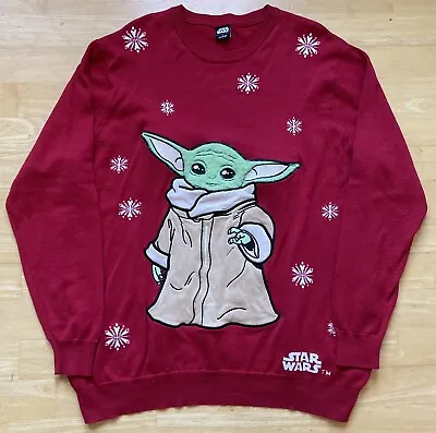Buy 2XL 49” Baby Yoda The Mandalorian Christmas Xmas Jumper Sweater Star Wars XXL • 29.99£