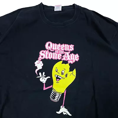 Buy Vintage QUEENS OF STONE AGE Shirt XL Band Tour Era Vulgaris Foo Fighters • 77.22£