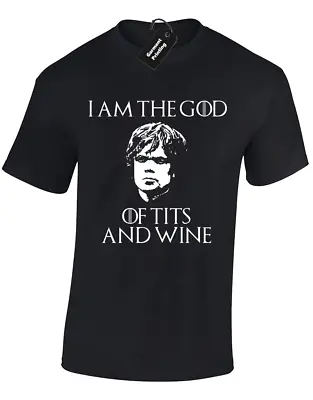 Buy Im The God Of T*ts And Wine 2 Mens T Shirt Game Of Snow Thrones Tyrion Jon S-5xl • 7.99£