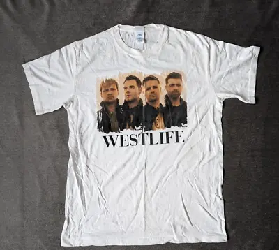 Buy Westlife Shirt Adult Large White Farewell Concert Tour 2012 Unisex Nicky Kian • 16£