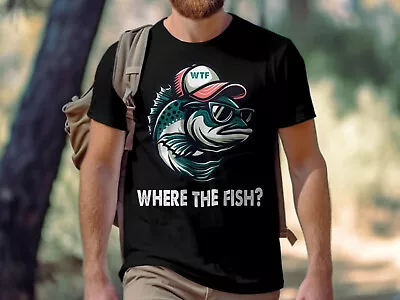 Buy Fathers Day T Shirt Gift For Dad Birthday Tee For Men Gifts For Him Fishing Top • 7.99£