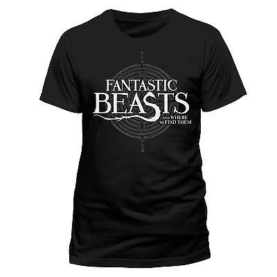 Buy Official Fantastic Beasts And Where To Find Them Logo Black T-shirt (new) • 12.99£