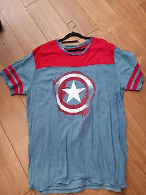 Buy Men's XXL T-shirt Captain America Marvel • 7.50£