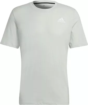 Buy Men's Adidas T-Shirt Aeroready Running Top - Fitness Gym Training Gym - Green • 12.99£