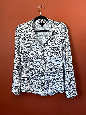Buy Rock & Republic Size Large Abstract Print Button Up Top Rock Band Office Artsy • 9.59£