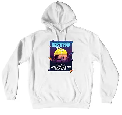 Buy Retro Days You Are Exactly Where You Need To Be Hoodie • 23£