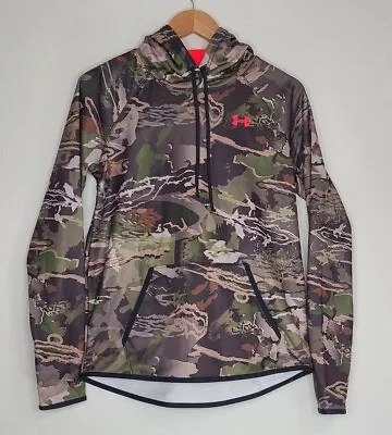 Buy Under Armour Storm 1 Cold Gear Loose Camouflage Hunting Hoodie Size S Womens • 35.91£