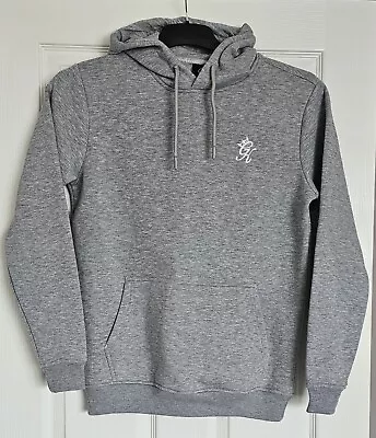 Buy RRP £45 Gym King Grey Hoodie Hood White Logo Men's Small Pullover Training  • 16£