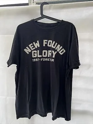 Buy Vintage Y2K New Found Glory Band T-Shirt Pop Punk Size XXL Double Print • 29.99£