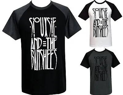 Buy Siouxsie And The Banshees Men's Post Punk Raglan T-Shirt Gothic 80's Spellbound • 21.95£