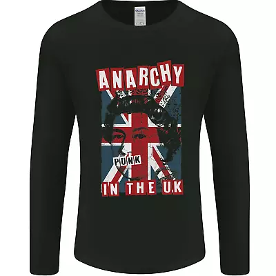 Buy Anarchy In The UK Punk Music Rock Mens Long Sleeve T-Shirt • 12.99£