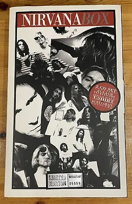 Buy Nirvana Vintage T Shirt Box Set RARE Mid 90s Bleach Incesticide CD Kurt Cobain • 155£
