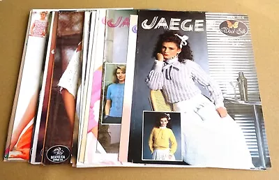 Buy Multi-list Of Selection Of Jaeger Lady’s/mens Knitting Patterns (h) (a5) • 2.95£