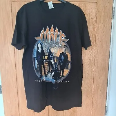 Buy Wolf - Feeding The Machine- Tour Concert Black T-Shirt LARGE Heavy Metal • 6.99£