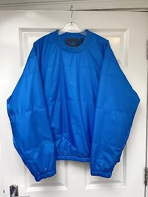 Buy Adidas Blue Puffer Sweater Pullover Jacket • 0.99£