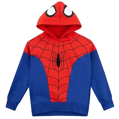 Buy Marvel Spiderman Hoodie | Boys Spider Man Hooded Sweatshirt | Boys Spidey Hoodie • 19.99£